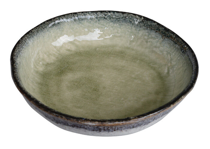 Assiette verte - Yamasaku - 18,5 x 4 cm