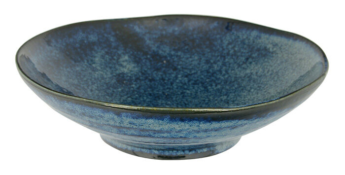 Assiette Bleu - bleu cobalt - 17 x 4,9 cm