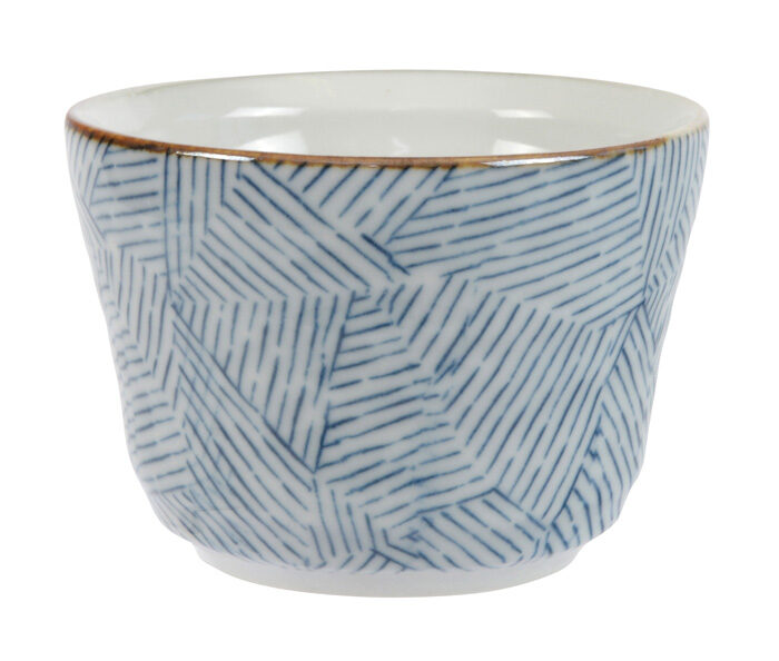 Tasse à thé Soba Bleu / Blanc - 9 x 6,5 cm