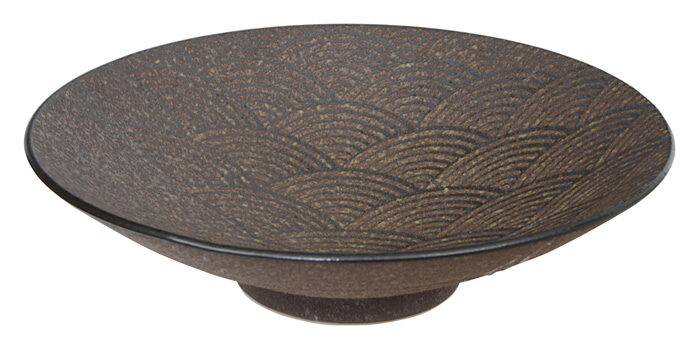 Bol marron - Mino Yaki - 28 x 8 cm 1500 ml
