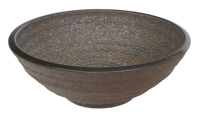 Bol Marron - Mino Yaki - 24 x 8 cm 1500 ml