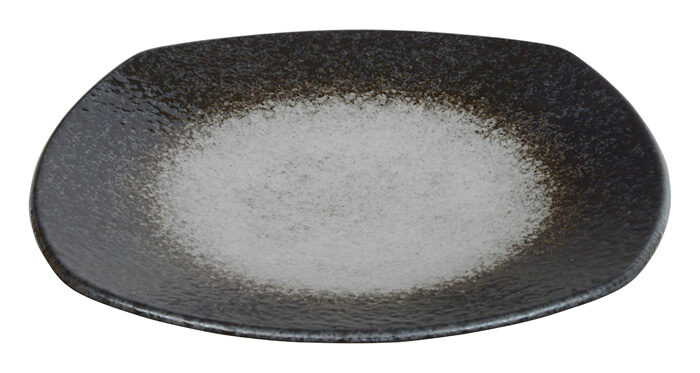 Assiette Noir / Blanc - Mino Yaki - 28cm