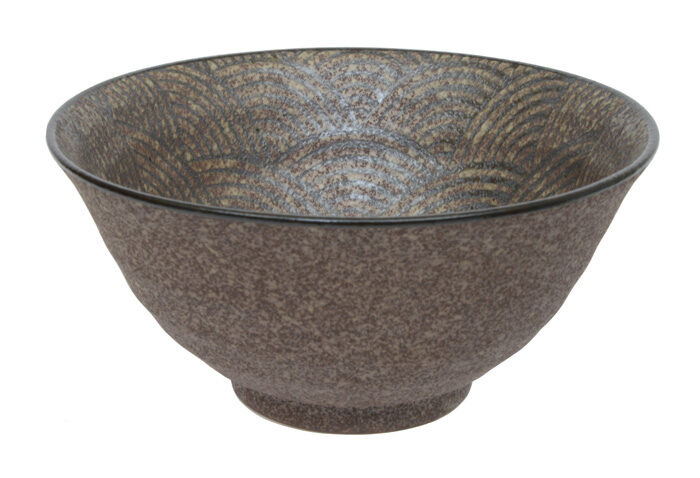 Bol Marron - Mino Yaki - 20 x 10 cm 1200 ml