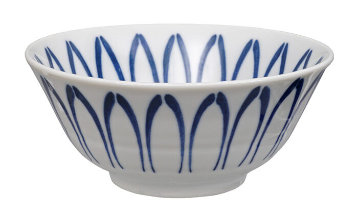 Bol Bleu / Blanc - Bols Mixtes - 15 x 7 cm 500 ml