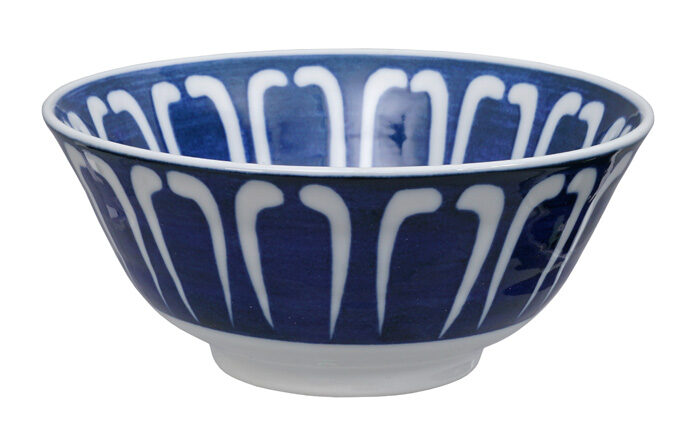 Bol Bleu / Blanc - Bols Mixtes - 15 x 7 cm 500 ml
