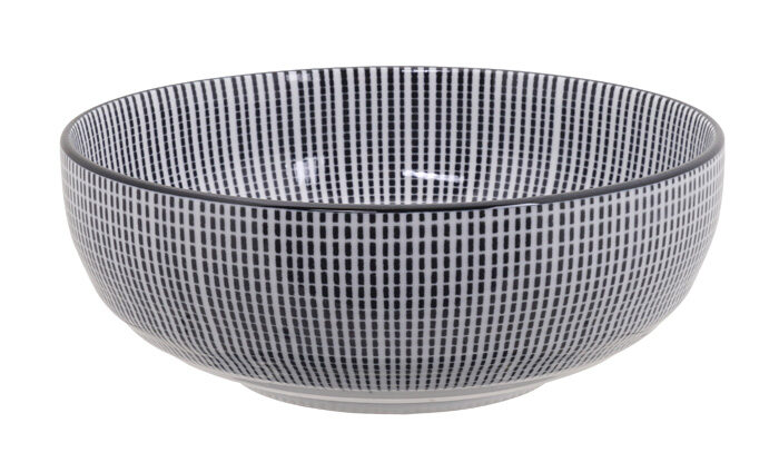 Bol noir et blanc - Sendan Tokusa - 17,8 x 6,6 cm 900ml
