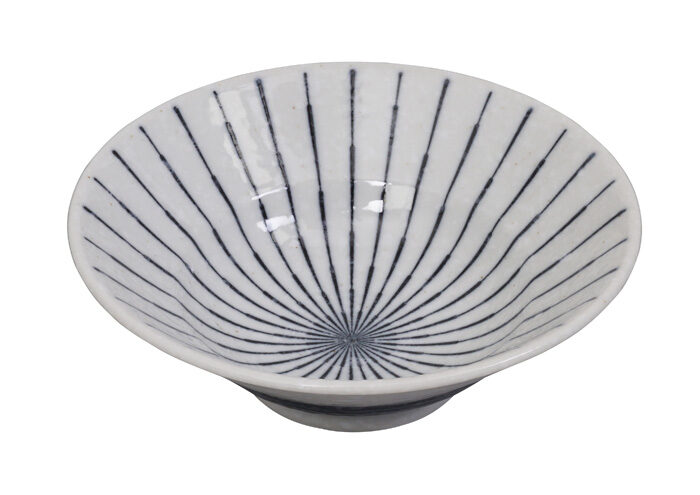 Bol Bleu / Blanc Tokusa Blanc - 16 x 5,5 cm 450 ml