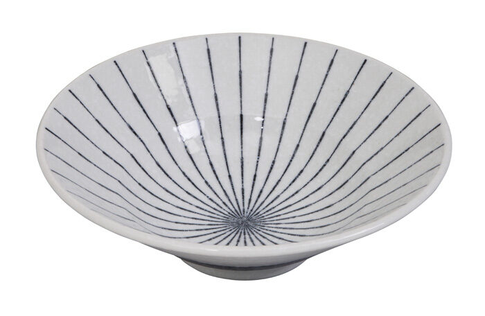 Bol Bleu / Blanc Tokusa Blanc - 24 x 8 cm 1300ml