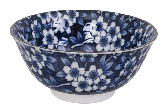 Bol Bleu / Blanc - Bols Mixtes - 14,8 x 7 cm 500 ml