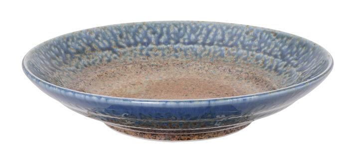Assiette Bleu - Minoyaki - 28,5 x 6 cm