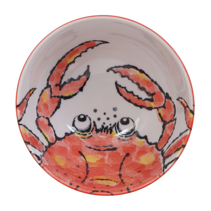 Bol Rouge - Fruits de Mer - 11.2 x 7.2 cm 250 ml