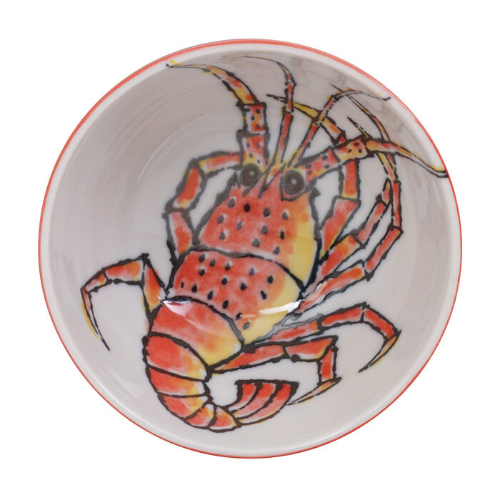 Bol Rouge - Fruits de Mer - 13.2 x 6.8 cm 500 ml