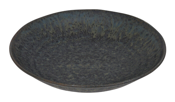 Assiette noire mate - Onyx Noir - 20,5 x 4,5 cm 550 ml