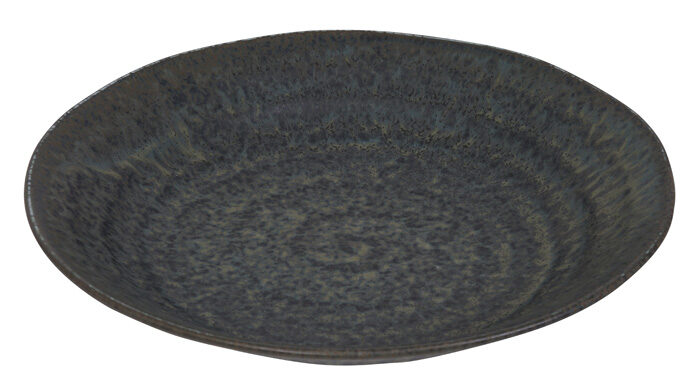 Assiette noire mate - Onyx Noir - 25,3 x 4,5 cm 950 ml