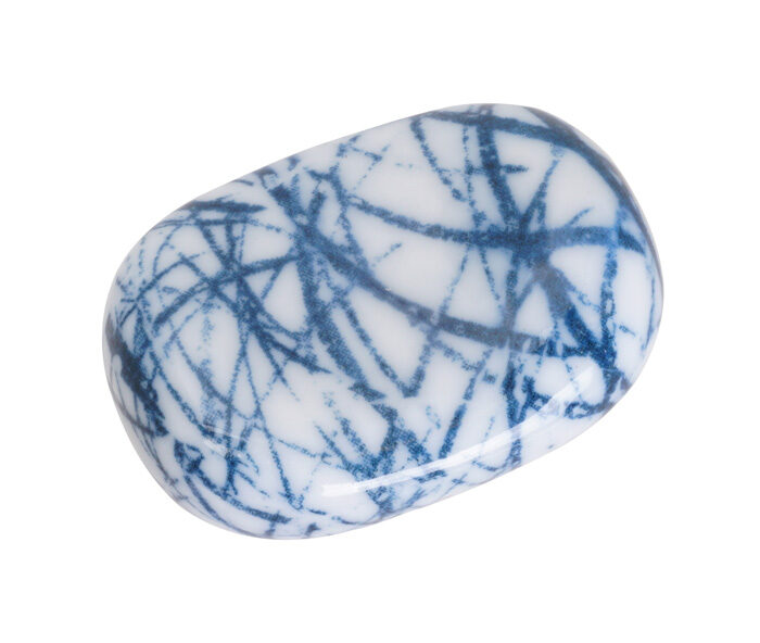 Porte-baguettes bleu - 3 x 4,5 cm