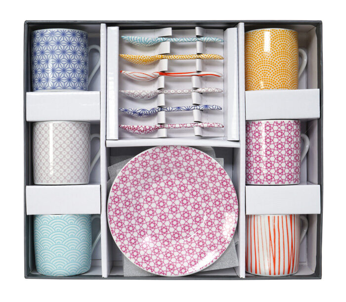 Set Espresso Coloré - Couleur Nippon - Set de 18 pièces