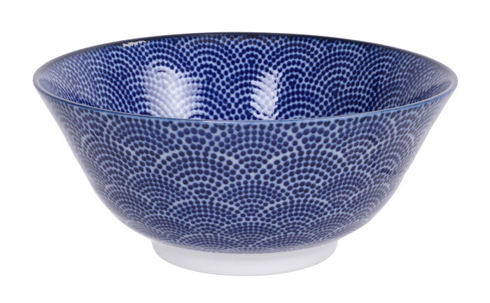 Bol à pois bleu / blanc - Bleu Nippon - 15,2 x 6,7 cm 500 ml