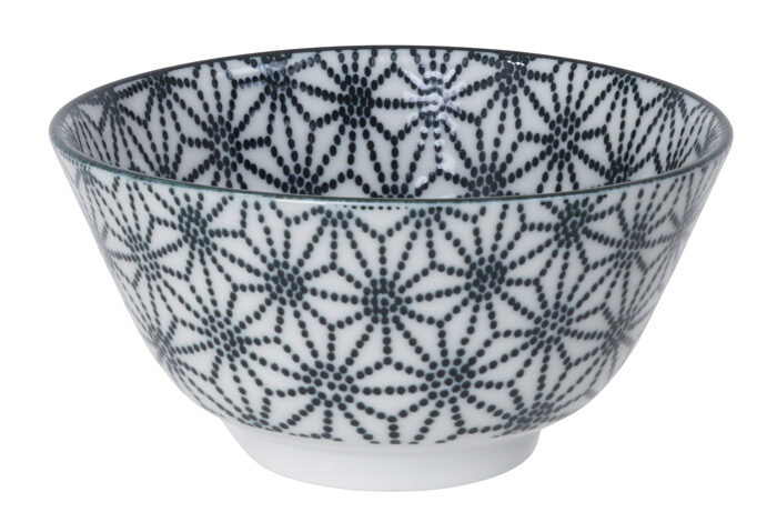 Noir / Blanc Bol Star - Nippon Noir - 12 x 6,4 cm 300ml