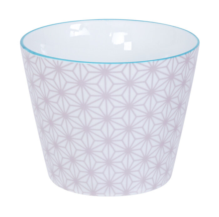 Tasse Violet / Blanc - Star Wave - 8,3 x 6,5 cm 180 ml