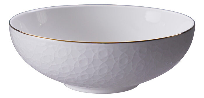 Bande de coquillage blanc / or - Blanc Nippon - 19 x 5,5 cm 780ml