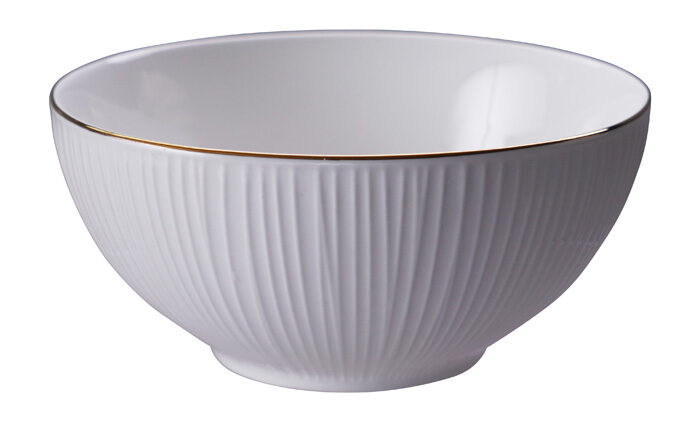 Lignes Blancs / dorées - Nippon Blanc - 15 x 7 cm 550 ml