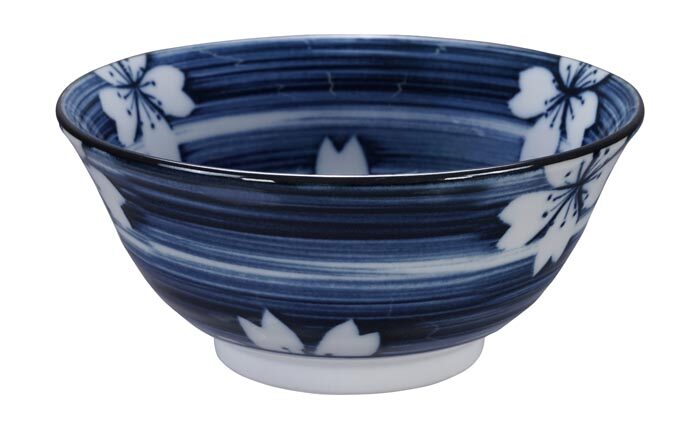 Bol Bleu / Blanc - Bols Mixtes - 15 x 7 cm 500 ml