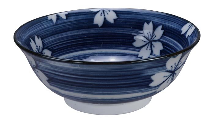 Bol Bleu / Blanc - Bols Mixtes - 21 x 8 cm 1000 ml