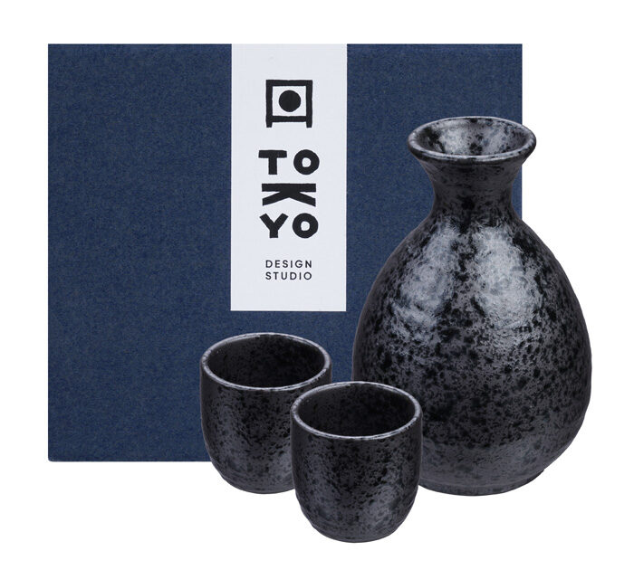 Sakeset Noir Mat - Tetsu Kessho Matte - Set de 3 pièces