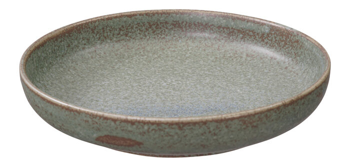 Assiette verte - Vert Sauge - 20 x 4,2 cm