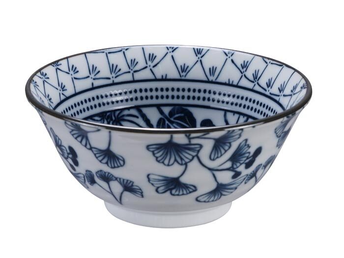 Bol Bleu / Blanc Ivy - Flora Japonica - 14,8 x 7 cm 500 ml