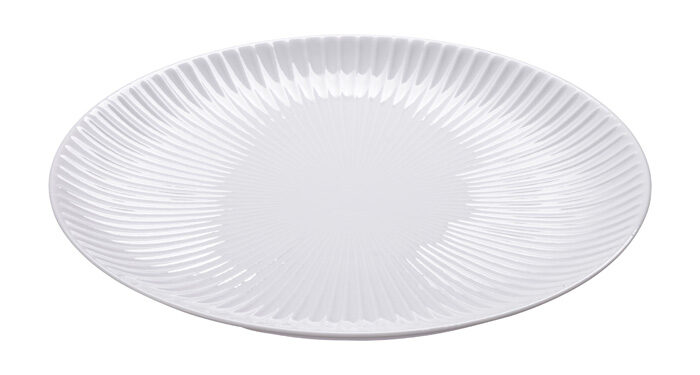 Assiette Blanc - TonoTamaki - 28,5 x 2,6 cm