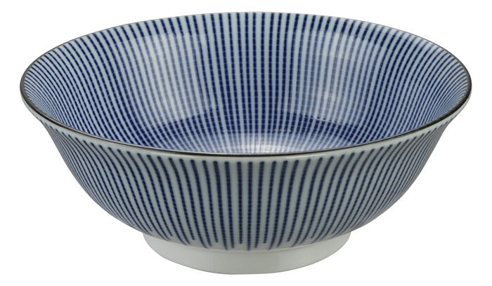 Bol Bleu / Blanc - Bols Mixtes - 20,3 x 8 cm 1000 ml