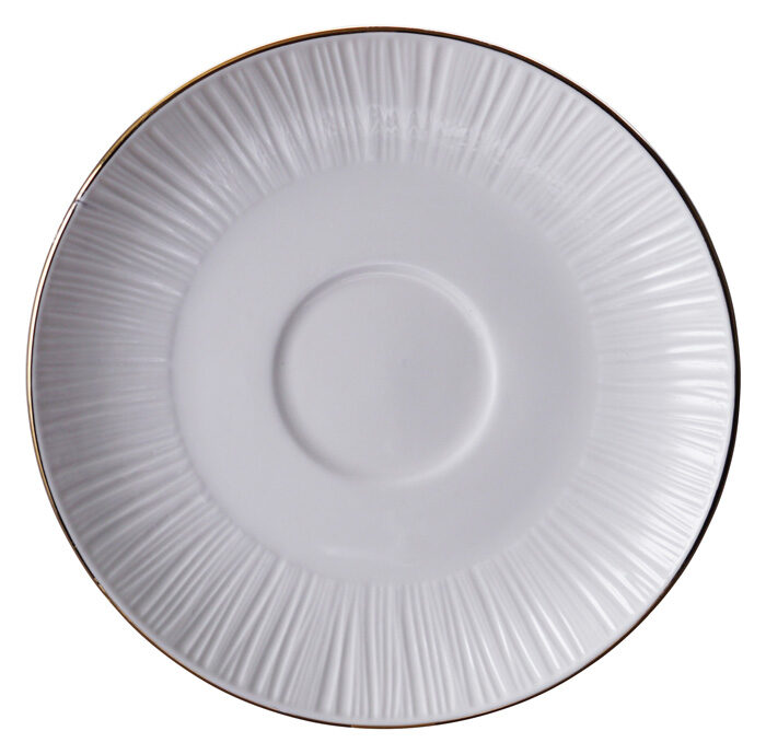 Lignes de sous-verre Blancs / dorées - Blanc Nippon - 250ml