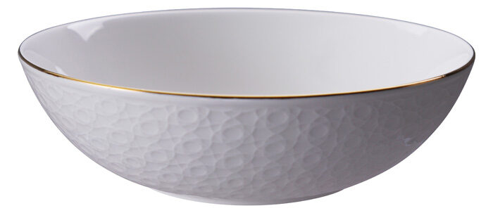 Bande de coquille Blanc / dorée - Blanc Nippon - 21 x 6,3 cm 1100 ml
