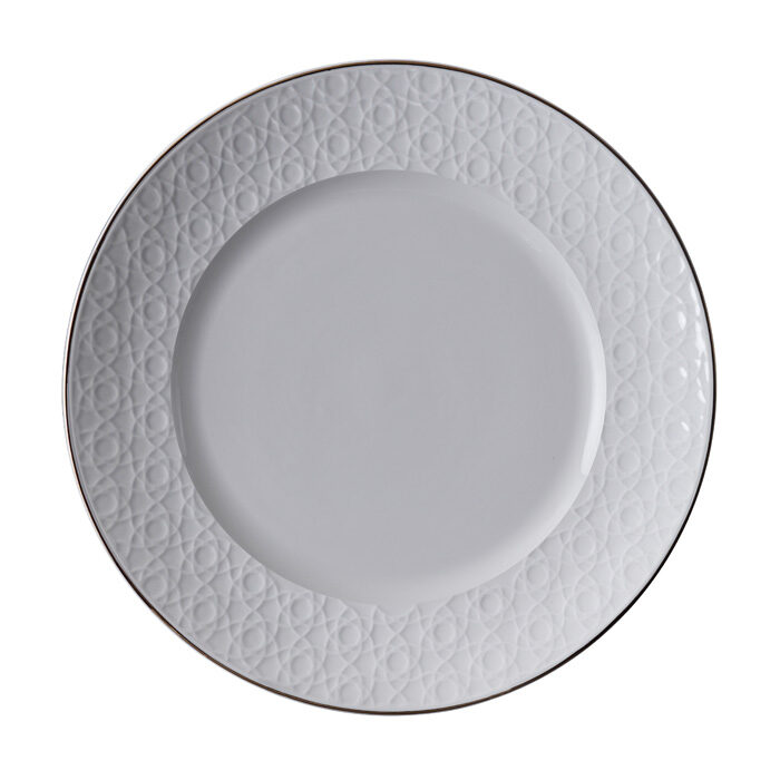 Tokyo Design Studio - Blanc Nippon - Assiette Rayures - 29,5cm