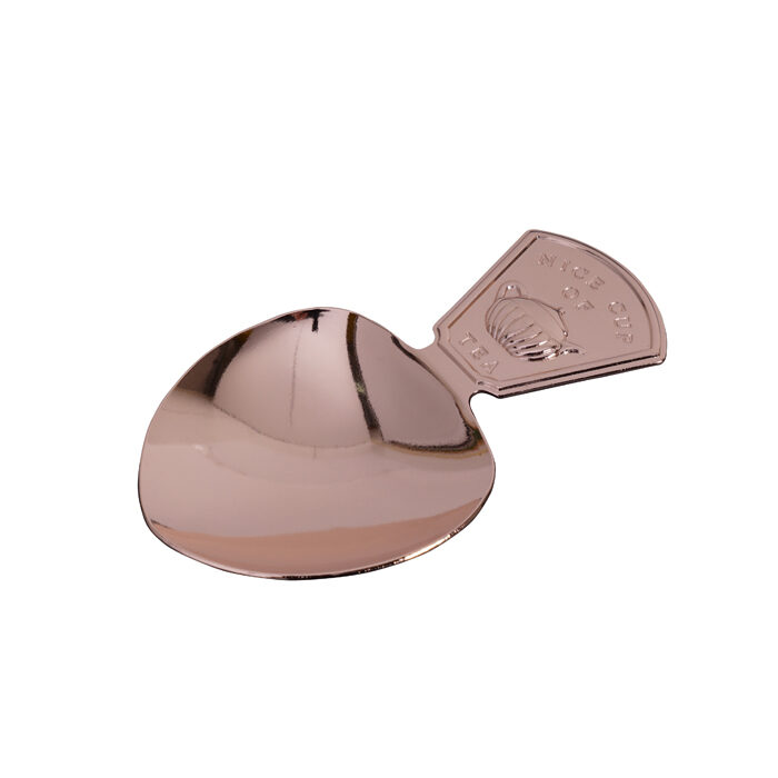 Cuillère à thé en or rose pour cuillère à thé - 4,5 x 8 cm