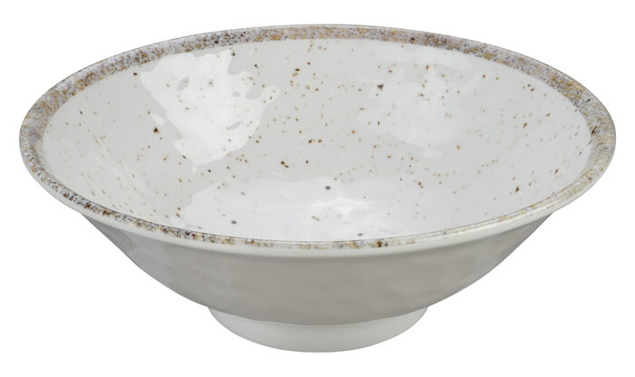 Tokyo Design Studio - Melamine Earthware - Witte Saladekom - 24.2 x 8.8cm 1000ml