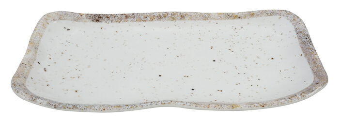 Tokyo Design Studio - Melamine Earthware - Assiette Plate Rectangulaire Blanche - 29 x 17,5 x 3cm