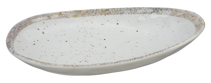Tokyo Design Studio - Melamine Earthware - Assiette plate blanche - 28,4 x 19 x 5,1 cm