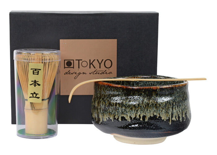 Ensemble cadeau noir - Matcha - 11 x 8 cm
