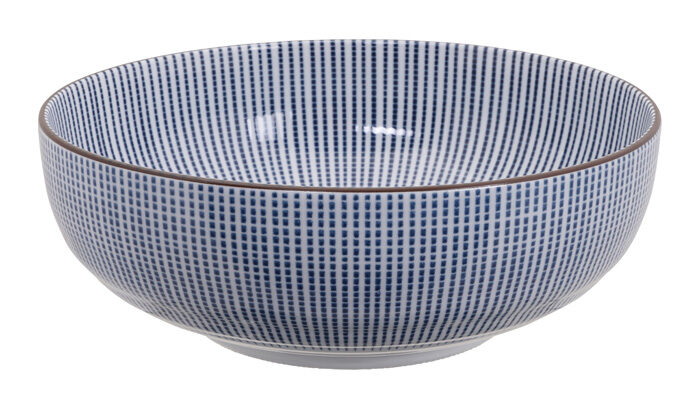 Bol Bleu / Blanc - Sendan Tokusa - 21,8 x 8 cm 1850ml