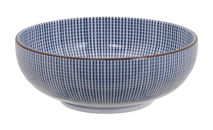 Bol Bleu / Blanc - Sendan Tokusa - 14 x 5 cm 500 ml