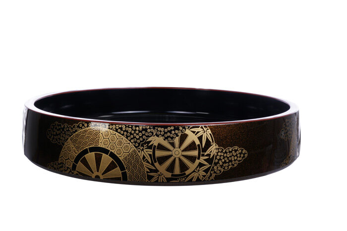 Noir Sushi Oke Kaza - Laque - 31 x 6 cm