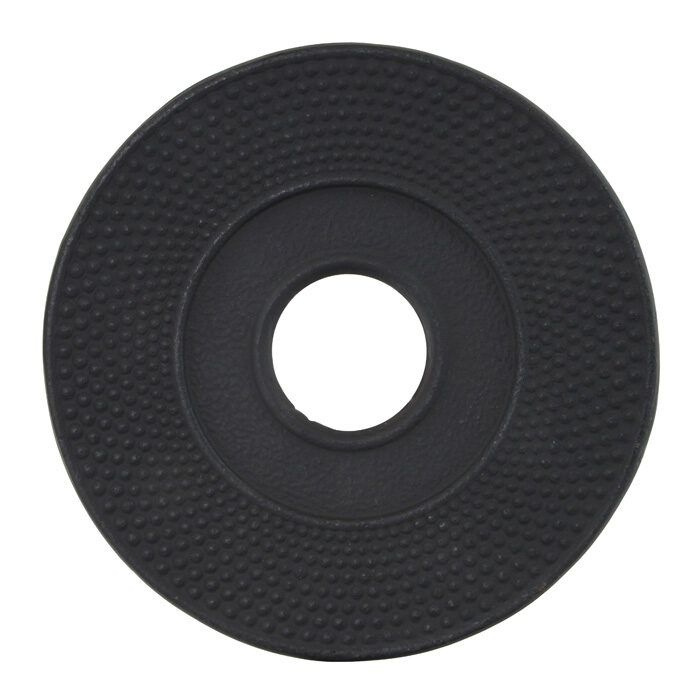 Soucoupe théière noire en fonte - 14cm