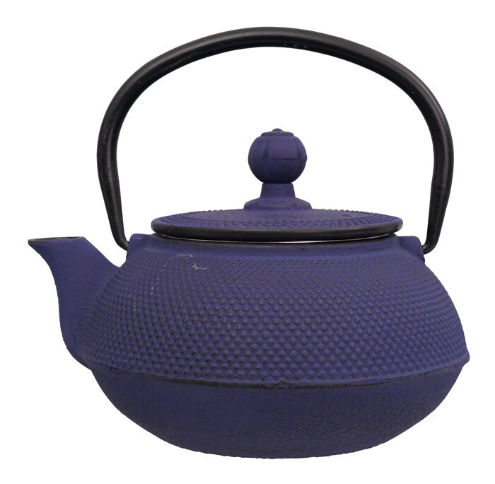 Théière en fonte Bleu - fonte - 600ml