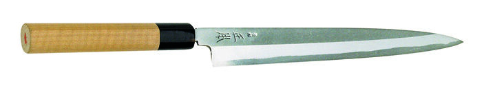 Couteau japonais Yanagi en acier au carbone - Masamoto - 24 cm
