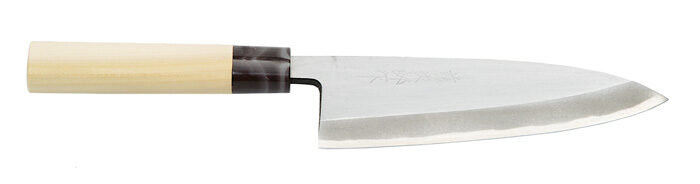 Couteau japonais en acier au carbone - Deba - 16,5 cm