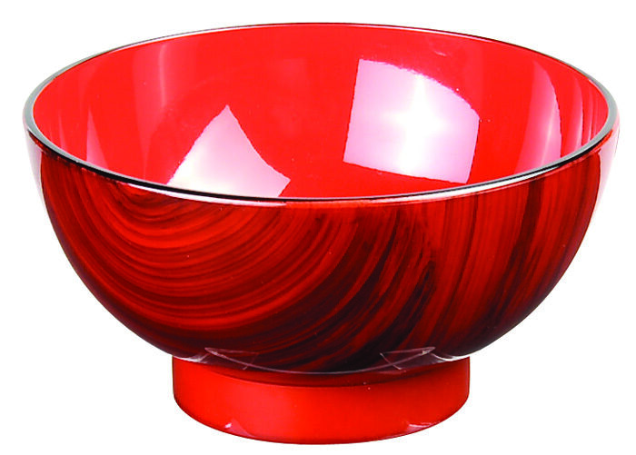 Bol rouge - Laque - 11,5 x 6,5 cm