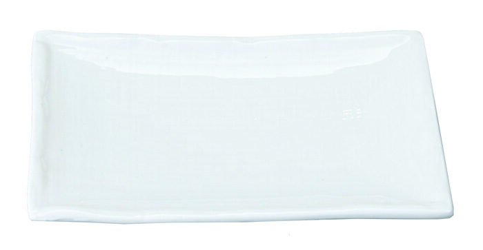 Assiette Rectangulaire Blanc - Série Blanc - 17,5 x 12,5 cm