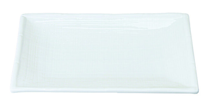 Assiette Rectangulaire Blanc - Série Blanc - 28 x 20,5 cm